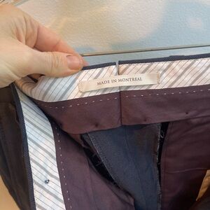 Jack Victor Modern Fit “The Crossover Pant” – Italian Fabric Navy Blue Size 33